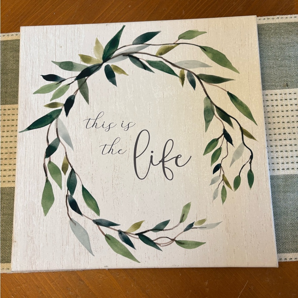 Hobby Lobby Green Leafy Wreath Wall Art